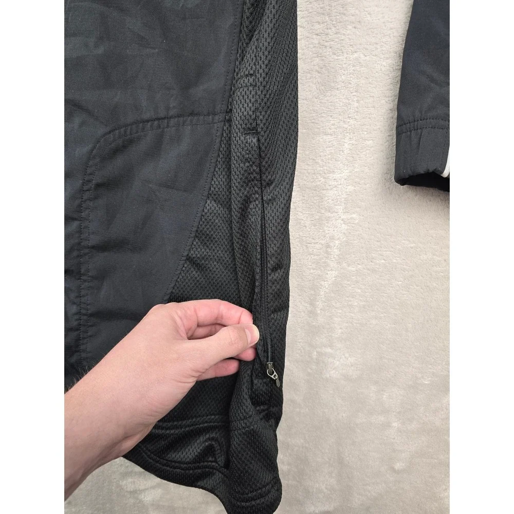 Vintage Jordan Track Jacket‎ Men 2XLT Black Full Zip Windbreaker 20th Anniv Y2K
